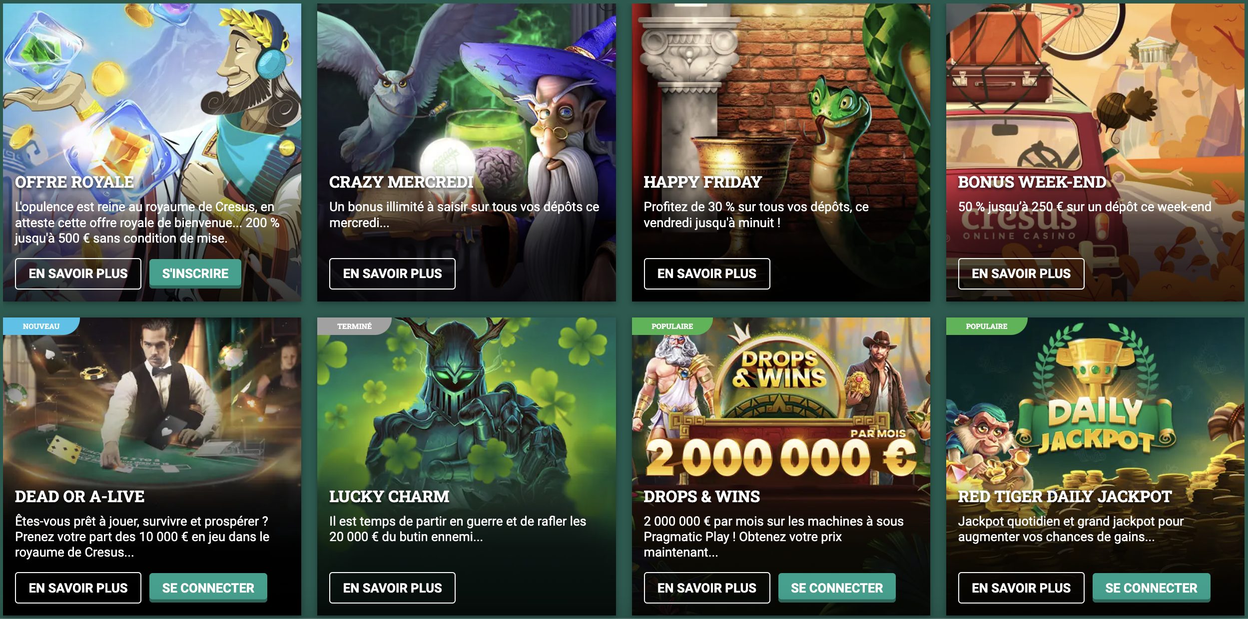 Cresus Casino Bonus